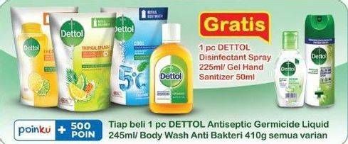 Harga Dettol Antiseptic Germicide Liquid/Dettol Body Wash