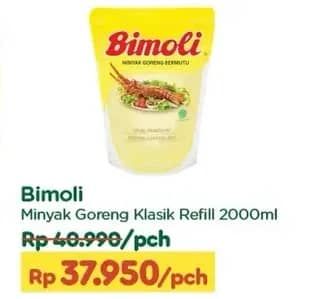 Promo Harga Bimoli Minyak Goreng 2000 ml - TIP TOP