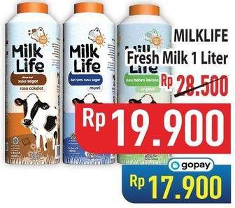 Promo Harga Milk Life Fresh Milk 1000 ml - Hypermart