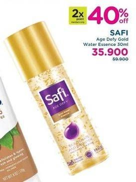 Promo Harga SAFI Age Defy Gold Water Essence 30 ml - Watsons