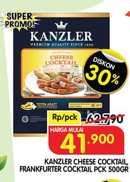 Promo Harga Kanzler Cocktail/Frankfurter  - Superindo