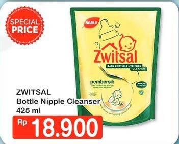 Promo Harga ZWITSAL Baby Bottle & Utensils Cleaner 425 ml - Hypermart