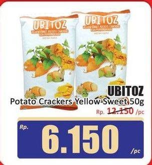 Promo Harga Ubitoz Potato Crackers Ubi Madu 50 gr - Hari Hari