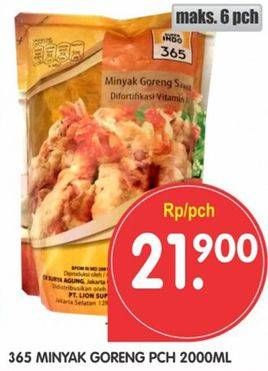 Promo Harga 365 Minyak Goreng 2 ltr - Superindo