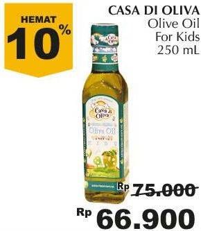 Promo Harga CASA DI OLIVIA Olive Oil 250 ml - Giant