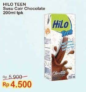 Promo Harga HILO Teen Ready To Drink Chocolate 200 ml - Indomaret