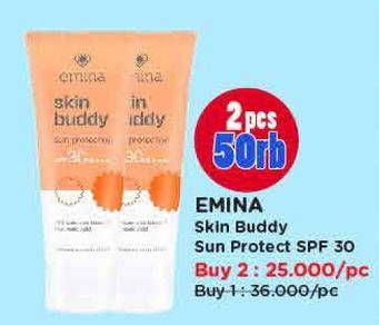Promo Harga Emina Skin Buddy Sun Protection SPF 30 PA+++ 60 ml - Watsons