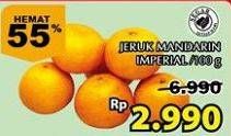 Promo Harga Jeruk Mandarin Imperial per 100 gr - Giant