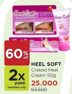 Promo Harga HEEL SOFT Craked Heel Cream 50 gr - Watsons