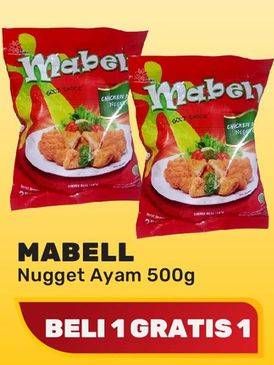 Promo Harga MABELL Nugget Ayam 500 gr - Yogya