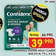 Confidence Adult Classic Night Ekstra Serap & Kering