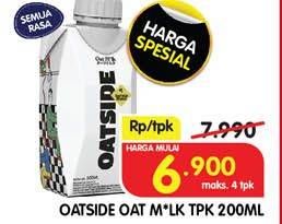 Promo Harga Oatside UHT Milk All Variants 200 ml - Superindo