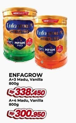 Promo Harga Enfagrow A+4 Susu Bubuk Vanilla, Madu 800 gr - Yogya