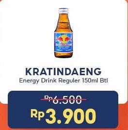 Promo Harga KRATINGDAENG Energy Drink 150 ml - Indomaret