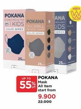 Promo Harga Pokana Masker Color Series  - Watsons