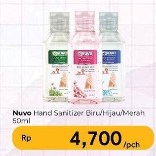Promo Harga Nuvo Hand Sanitizer 50 ml - Carrefour
