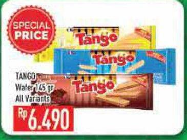 Promo Harga TANGO Long Wafer All Variants 145 gr - Hypermart
