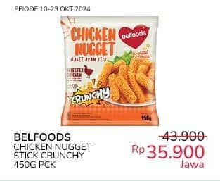 Promo Harga Belfoods Nugget Chicken Nugget Crunchy 500 gr - Indomaret