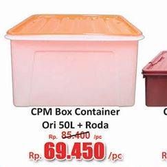 Promo Harga CPM Container Box + Roda Ori 50000 ml - Hari Hari