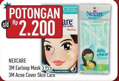 Promo Harga NEXCARE Earloop Mask/Acne Cover  - Hypermart