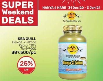 Promo Harga SEA QUILL Omega 3 Salmon 120 pcs - Guardian