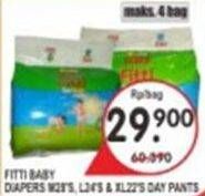 Promo Harga FITTI Day Pants M28, L24, XL22  - Superindo