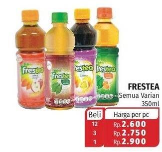 Promo Harga FRESTEA Minuman Teh All Variants 350 ml - Lotte Grosir