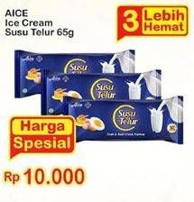 Promo Harga AICE Ice Cream Susu Telur per 3 pcs - Indomaret