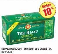 Promo Harga Teh Celup Green Tea 25s  - Superindo