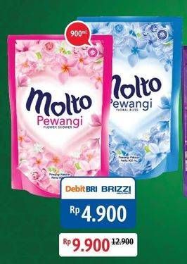 Promo Harga MOLTO Pewangi Blue, Pink 900 ml - Alfamidi