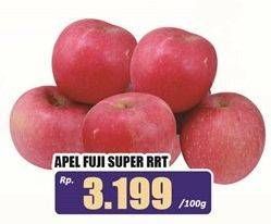 Promo Harga Apel Fuji Super RRT per 100 gr - Hari Hari