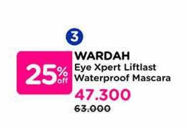 Promo Harga Wardah EyeXpert Liftlast Waterproof Mascara  - Watsons