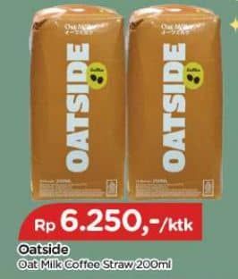 Promo Harga Oatside UHT Milk Coffee 200 ml - TIP TOP