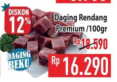 Promo Harga Daging Rendang Sapi per 100 gr - Hypermart