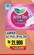 Promo Harga Laurier Active Day Super Maxi Wing 30 pcs - Alfamart