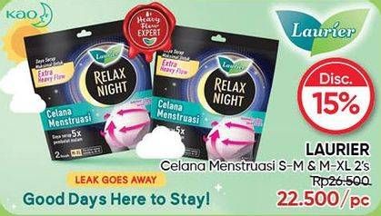Promo Harga Laurier Celana Menstruasi M-XL, S-M 2 pcs - Guardian