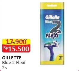 Promo Harga Gillette Blue II Flexi 1 pcs - Alfamart
