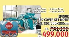 Promo Harga Epique Bedcover 160x200cm, 180x200cm, 200x200cm  - LotteMart