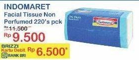 Promo Harga INDOMARET Facial Tissue Non Perfumed 220 pcs - Indomaret