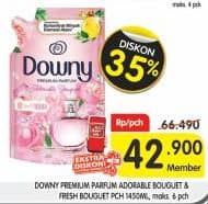 Promo Harga Downy Premium Parfum Adorable Bouquet, Fresh Bouquet 1450 ml - Superindo