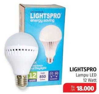 Promo Harga LIGHTSPRO Lampu LED Bulb 12 W  - Lotte Grosir