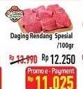 Promo Harga Daging Rendang Sapi Spesial per 100 gr - Hypermart