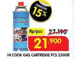 Promo Harga Hicook Tabung Gas (Gas Cartridge) 230 gr - Superindo
