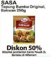 Promo Harga Sasa Tepung Bumbu Original, Bakwan 250 gr - Alfamart