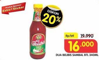 Promo Harga DUA BELIBIS Saus Cabe All Variants 340 ml - Superindo