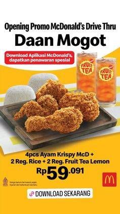 Promo Harga Mcdonald