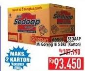 Promo Harga SEDAAP Mie Goreng Original per 40 pcs 90 gr - Hypermart