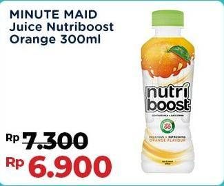 Promo Harga Minute Maid Nutriboost Orange 300 ml - Indomaret