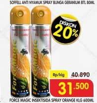 Promo Harga Force Magic Insektisida Spray Orange 600 ml - Superindo