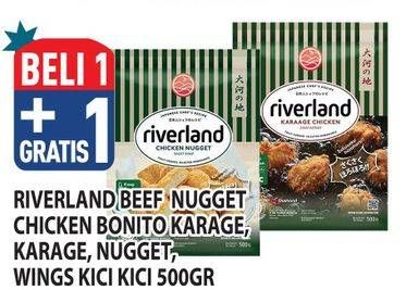 Promo Harga Riverland Beef Nugget/Bonito Karage/Chicken Karaage/Karaage/Nugget/Wing Kici Kici  - Hypermart